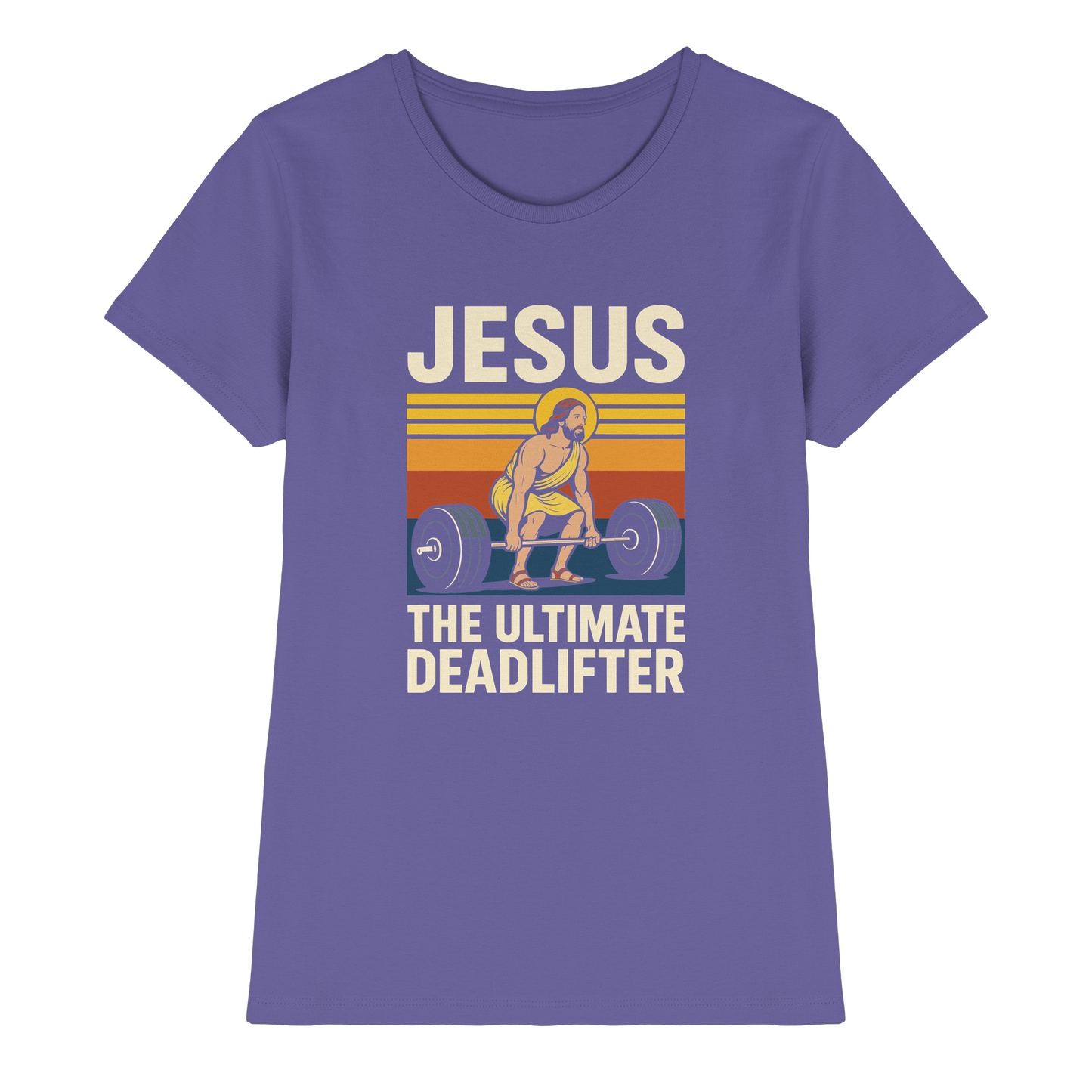 Jesus Deadlifter – Jesus the Ultimate Deadlifter | Christliches Fitness Design - Ladies Premium Shirt