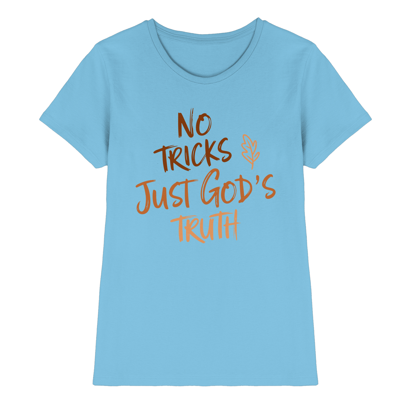 No Tricks – Just God’s Truth | Christliche Kleidung & Geschenke im Retro-Design für Herbst & Halloween - Ladies Premium Shirt