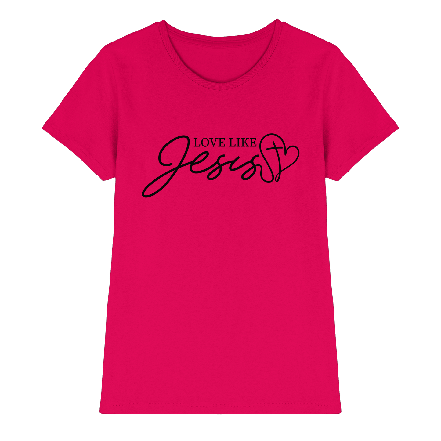 Love Like Jesus – Liebe, die verändert | Ein Statement des Glaubens - Ladies Premium Shirt