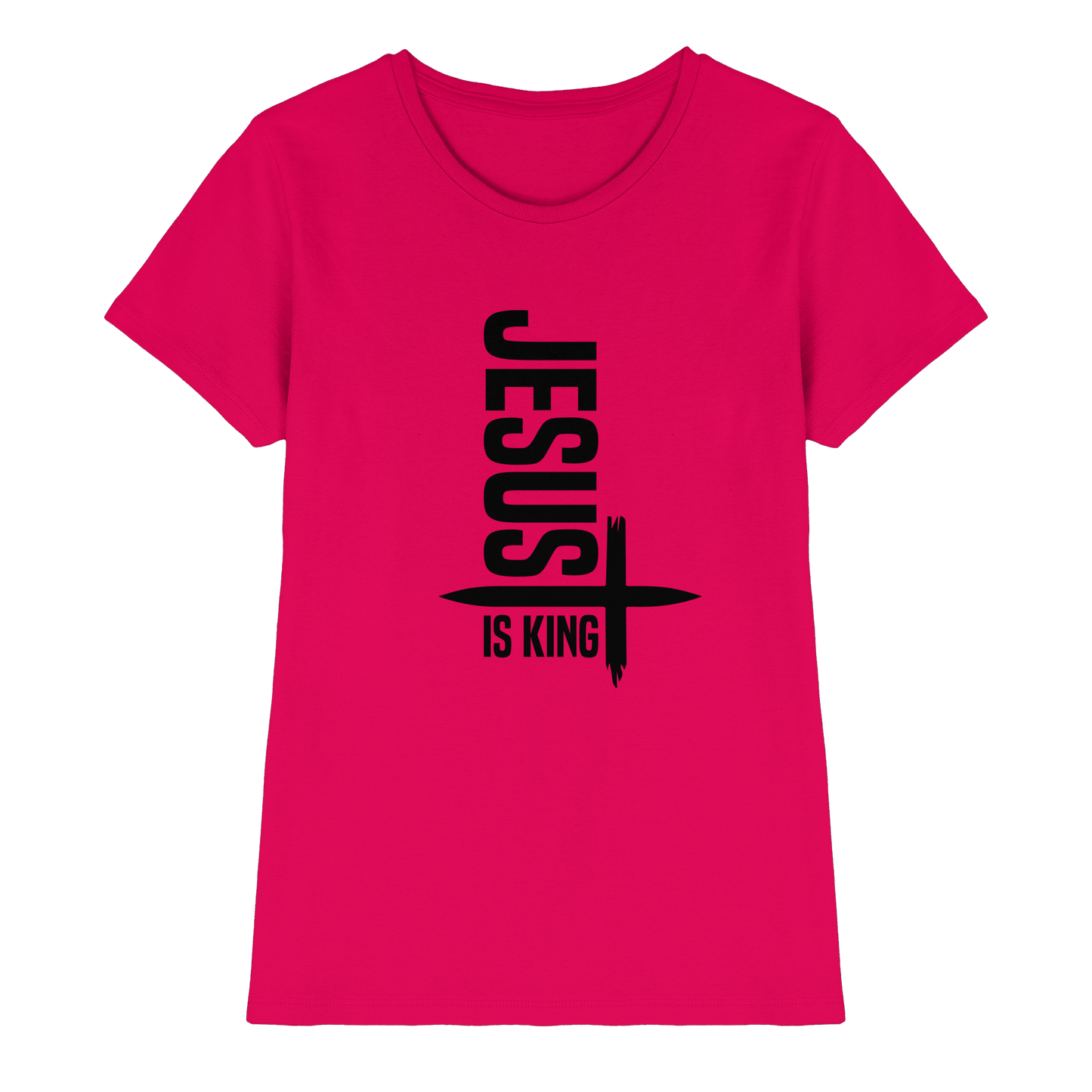 Jesus is King | Ein Statement des Glaubens - Ladies Premium Shirt