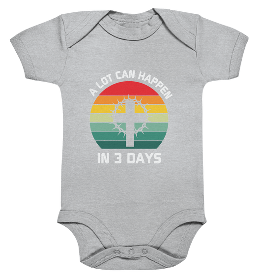 Drei Tage, die alles verändert haben - Organic Baby Bodysuit