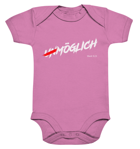 Impossible? Everything is possible! - Organic Baby Bodysuit