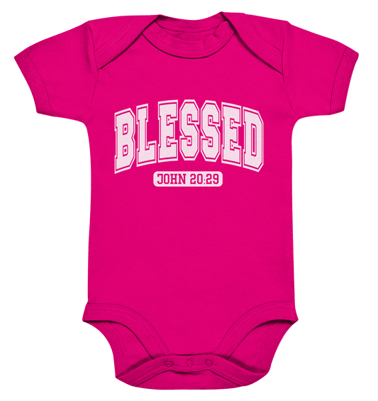 Blessed – John 20:29 - Organic Baby Bodysuit