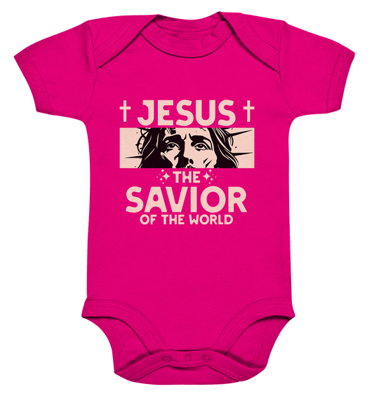 Jesus – The Savior of the World - Organic Baby Bodysuit