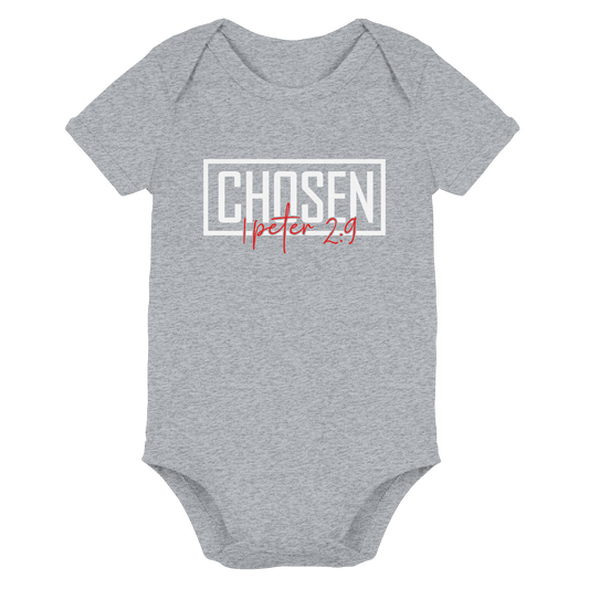 Chosen – 1. Petrus 2:9 – Auserwählt und berufen | Christliche Produkte - Organic Baby Bodysuit