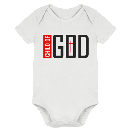 Child of God – Deine Identität in Christus | Christliche Kleidung - Organic Baby Bodysuit