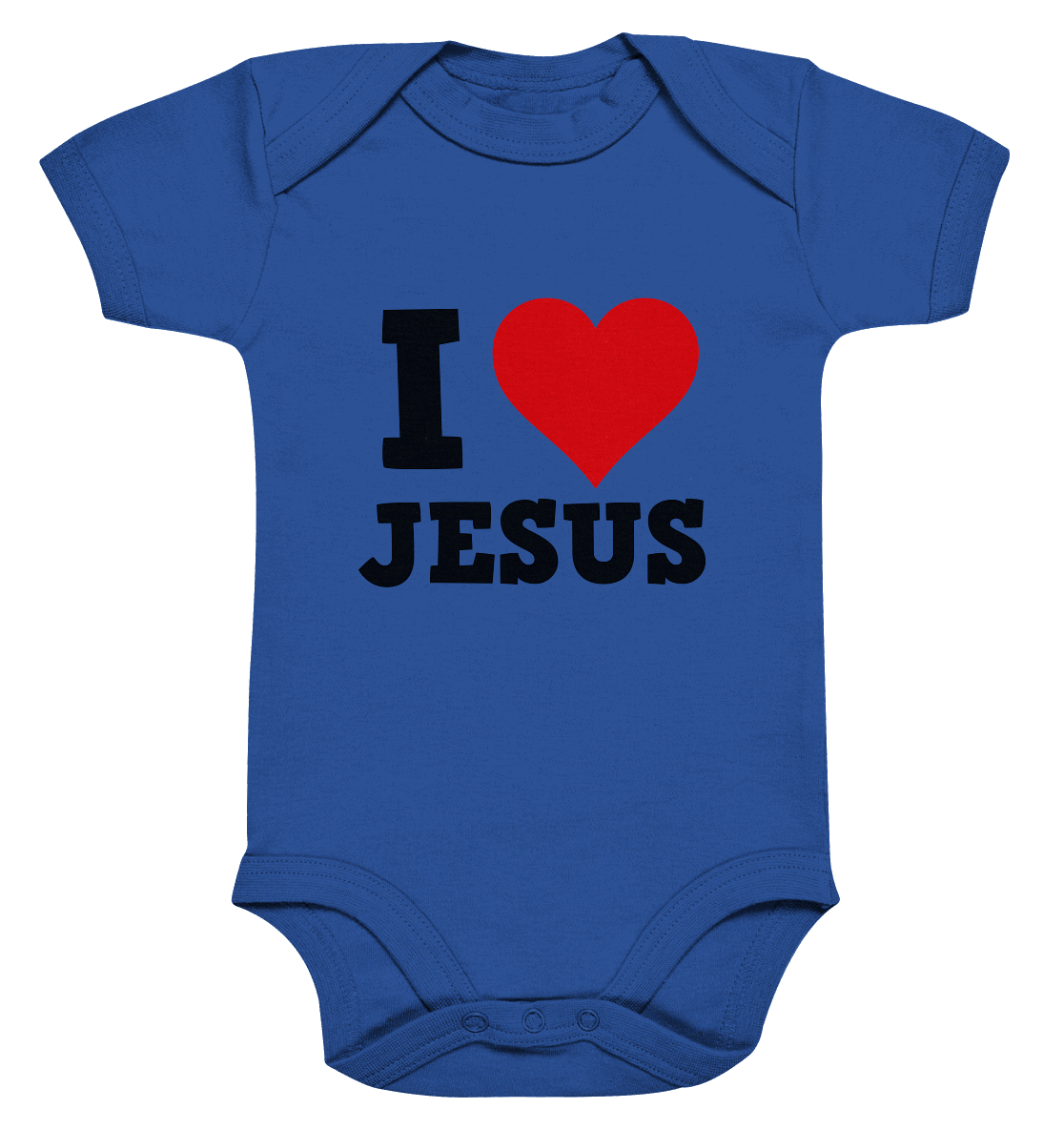 I Love Jesus - Organic Baby Bodysuite