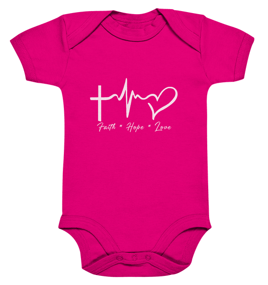 Faith * Hope * Love - Organic Baby Bodysuite