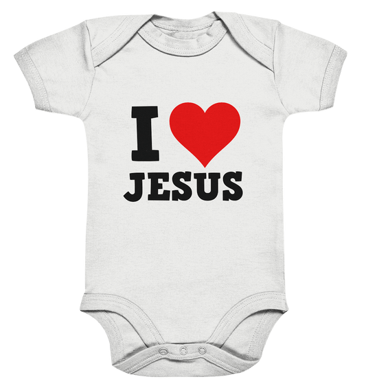 I Love Jesus - Organic Baby Bodysuite