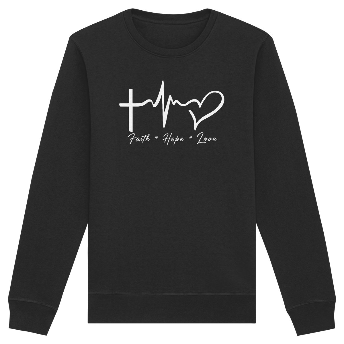 Faith * Hope * Love - Organic Basic Unisex Sweatshirt