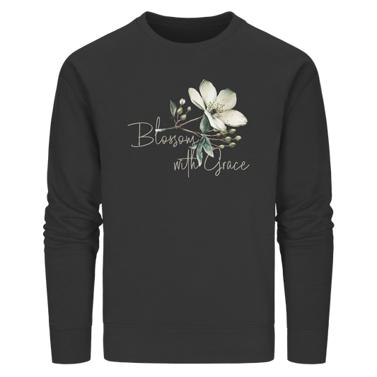 Blossom with Grace - Organic Basic Unisex Sweatshirt