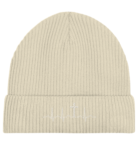 Mein Herz schlägt für Jesus - Organic Fisherman Beanie