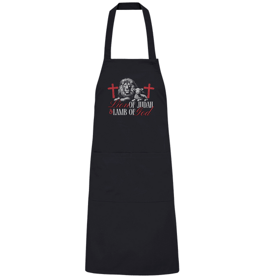 Lion of Judah & Lamb of God – Die zwei Seiten von Jesus - Organic Grillschürze