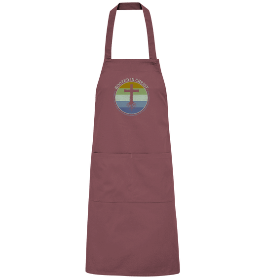 Verwurzelt in Christus | Christliche Kleidung - Organic Grillschürze