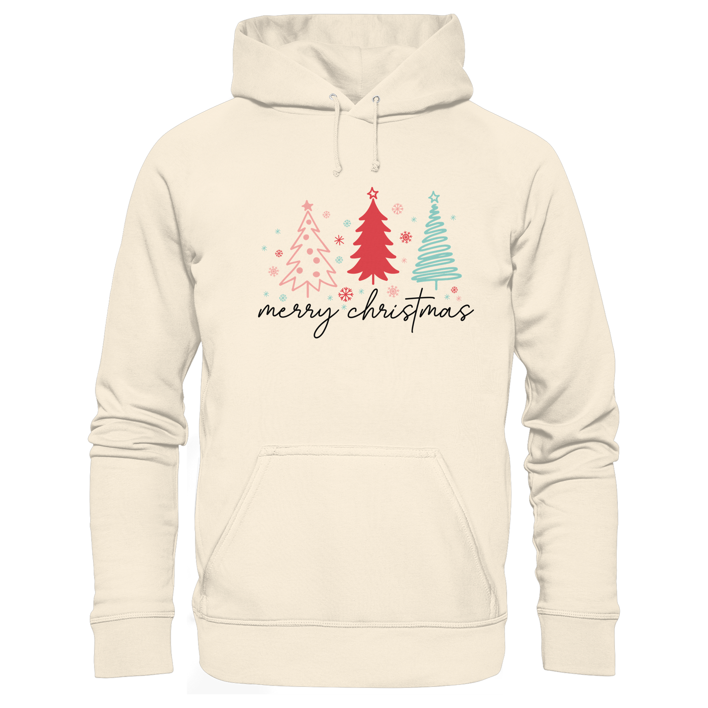 Elegante Weihnachtsgrüße - Organic Hoodie