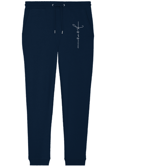 Jesus ist mein Anker - Organic Jogger Pants - GfoitMa - French Navy / XS