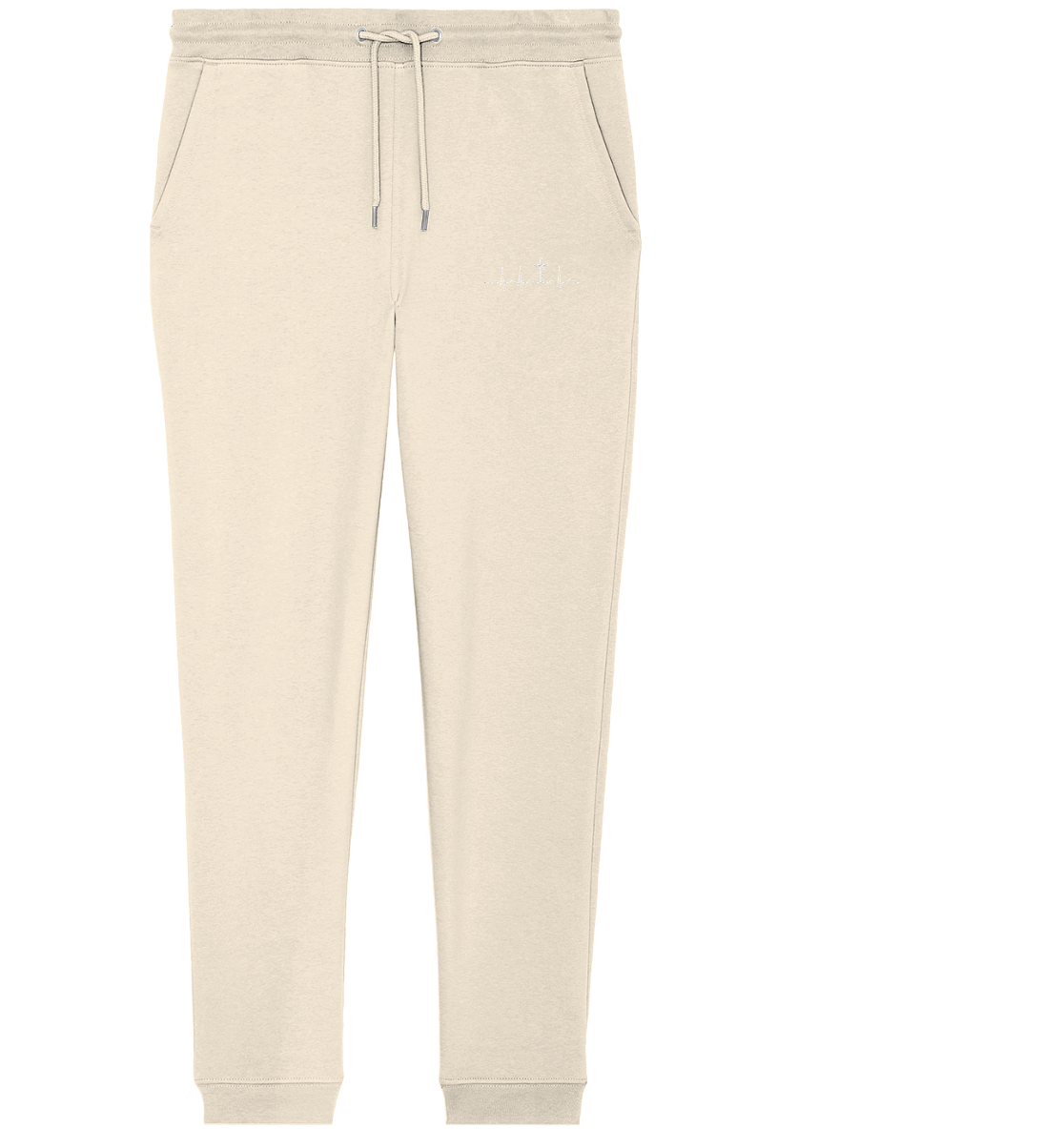 Herzschlag für Jesus (Weiß) - Stick - Organic Jogger Pants (Stick)