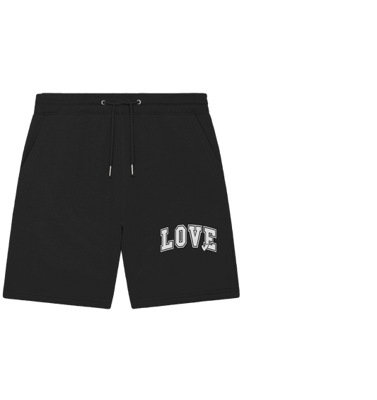 "Love" – das Design, das Herzen spricht! - Organic Jogger Shorts