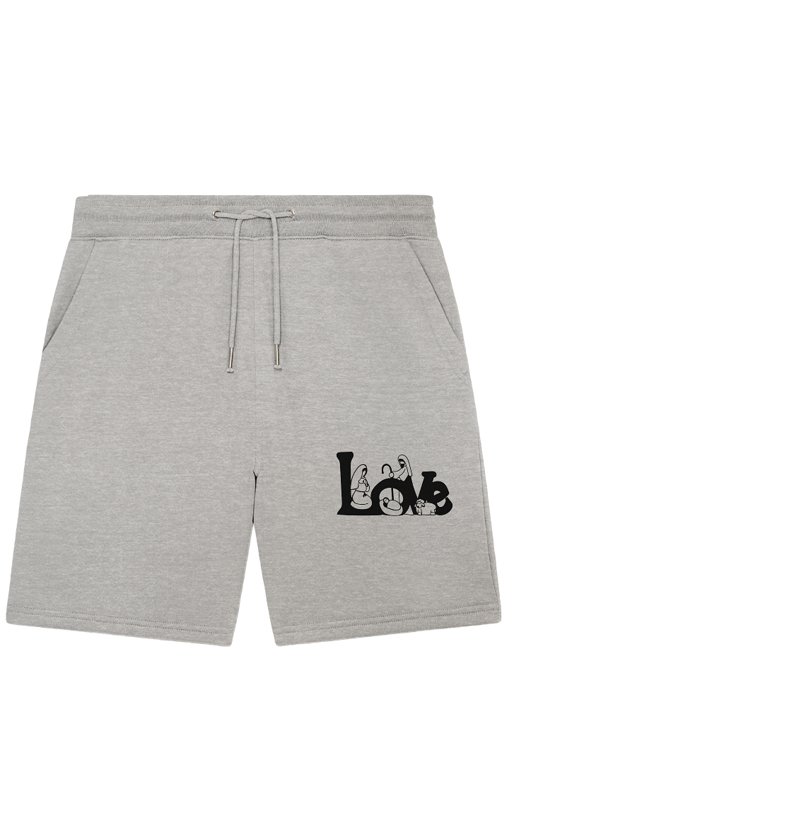Die Liebe die wir zu Weihachten erleben - Organic Jogger Shorts