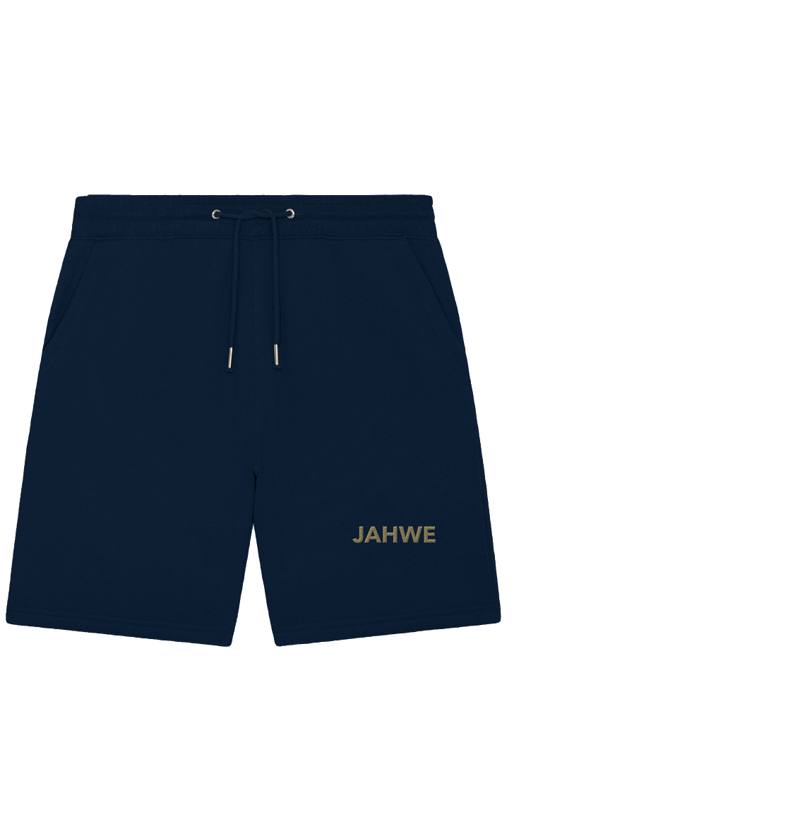 JAHWE – Der Name über allen Namen (Stick) | Christliche Kleidung - Organic Jogger Shorts (Stick)