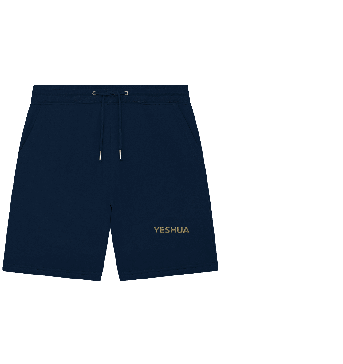 YESHUA – Der Name über allen Namen | Christliche Kleidung - Organic Jogger Shorts (Stick)
