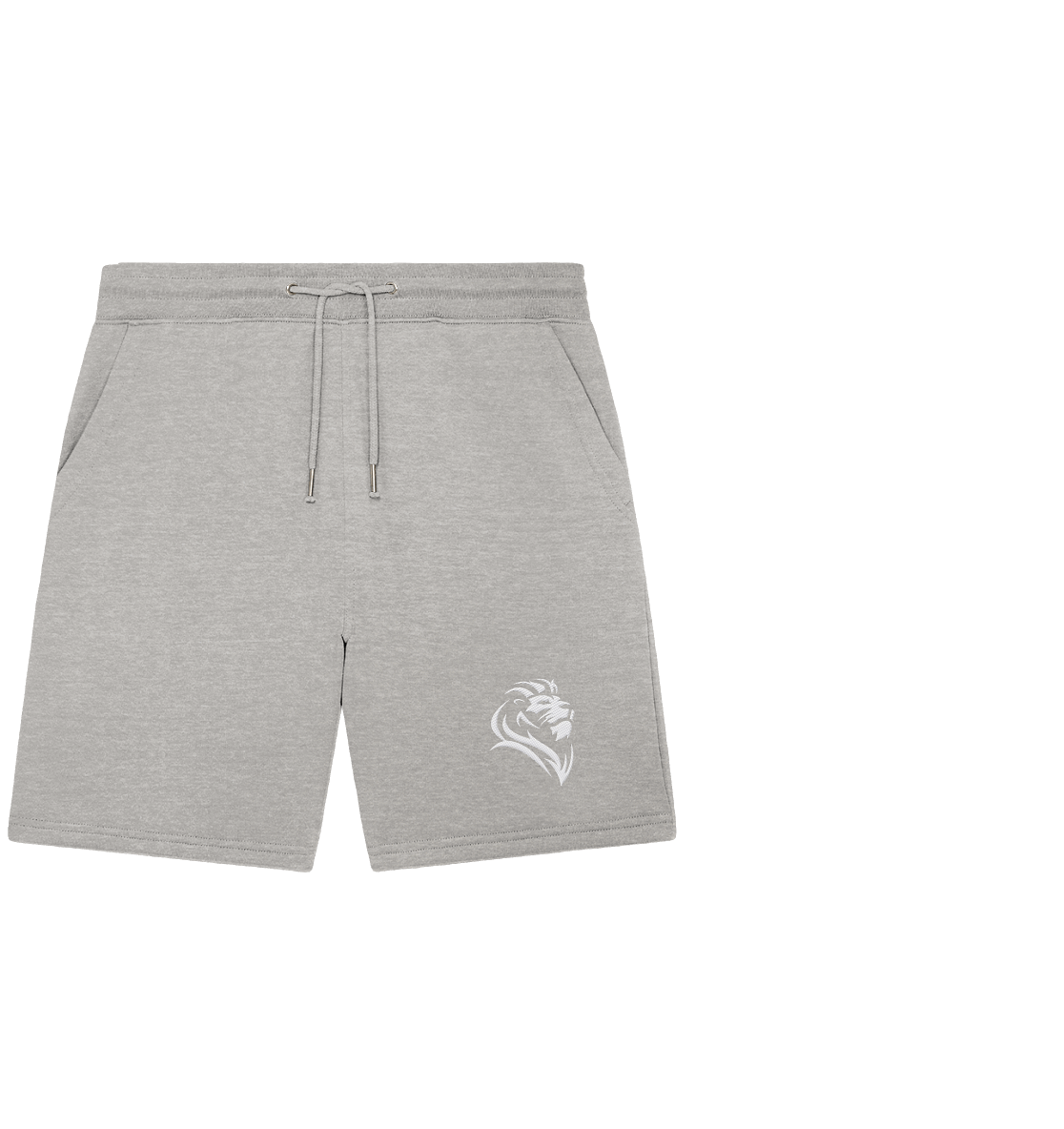 Löwe von Juda (Stick) | Christliche Kleidung - Organic Jogger Shorts (Stick)