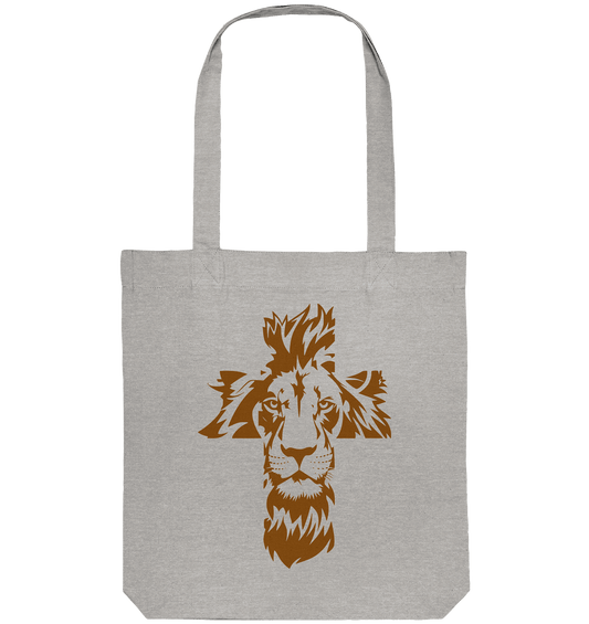 Im Zeichen des Löwen – Fest verwurzelt im Glauben | Christliche Kleidung - Organic Tote-Bag