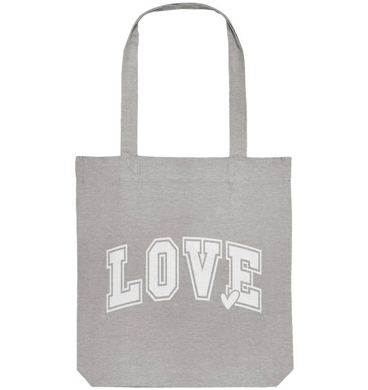 "Love" – das Design, das Herzen spricht! - Organic Tote-Bag