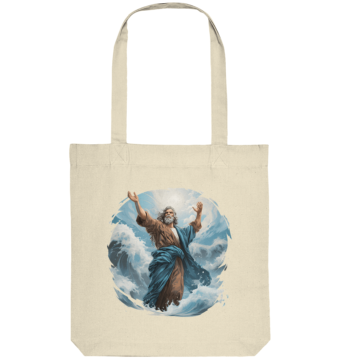 Moses – Glaube, der das Meer teilt | Christliche Kleidung - Organic Tote-Bag