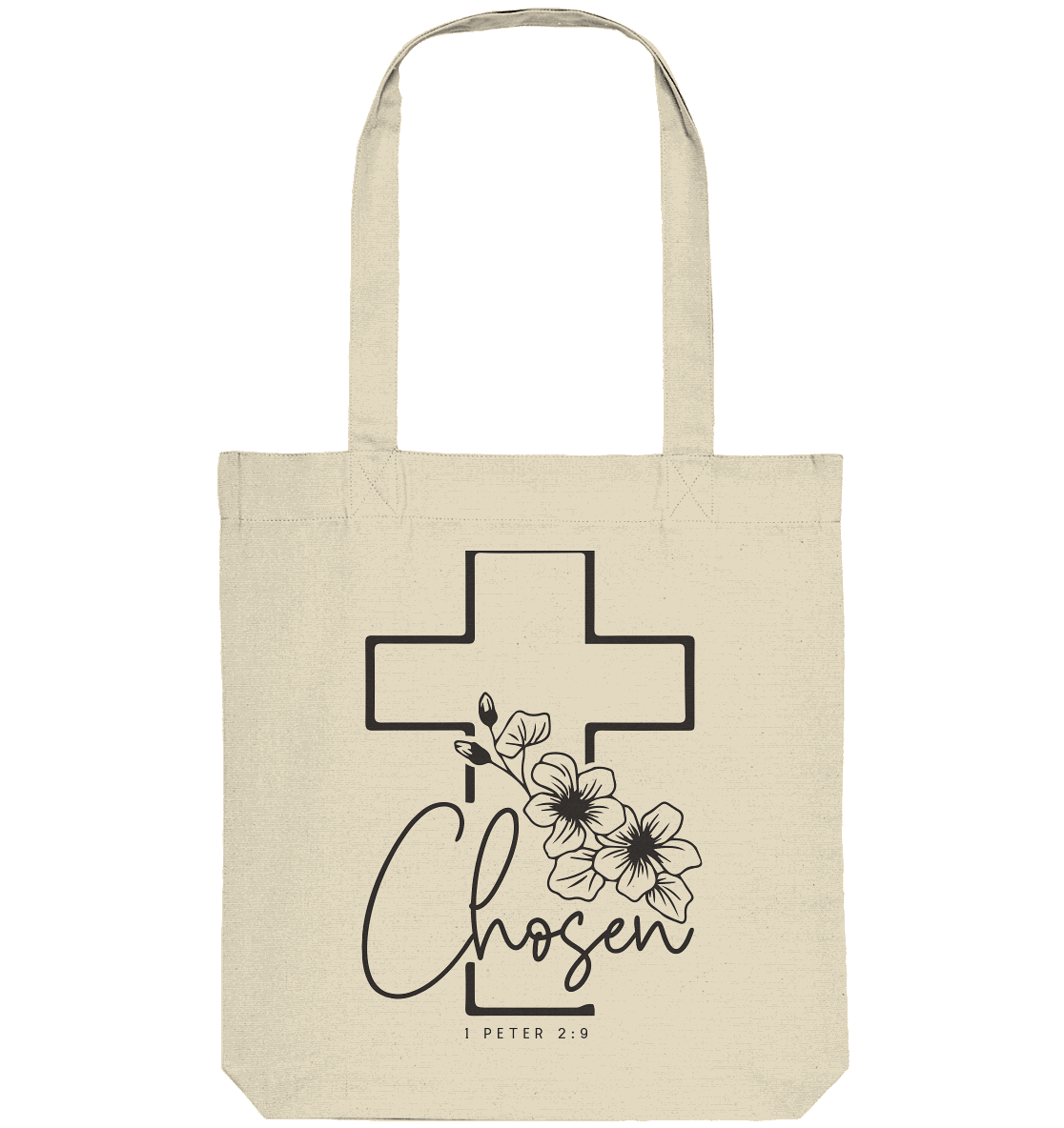 Chosen - 1. Petrus 2:9 - Organic Tote-Bag - GfoitMa - Natural / ca. 38x42