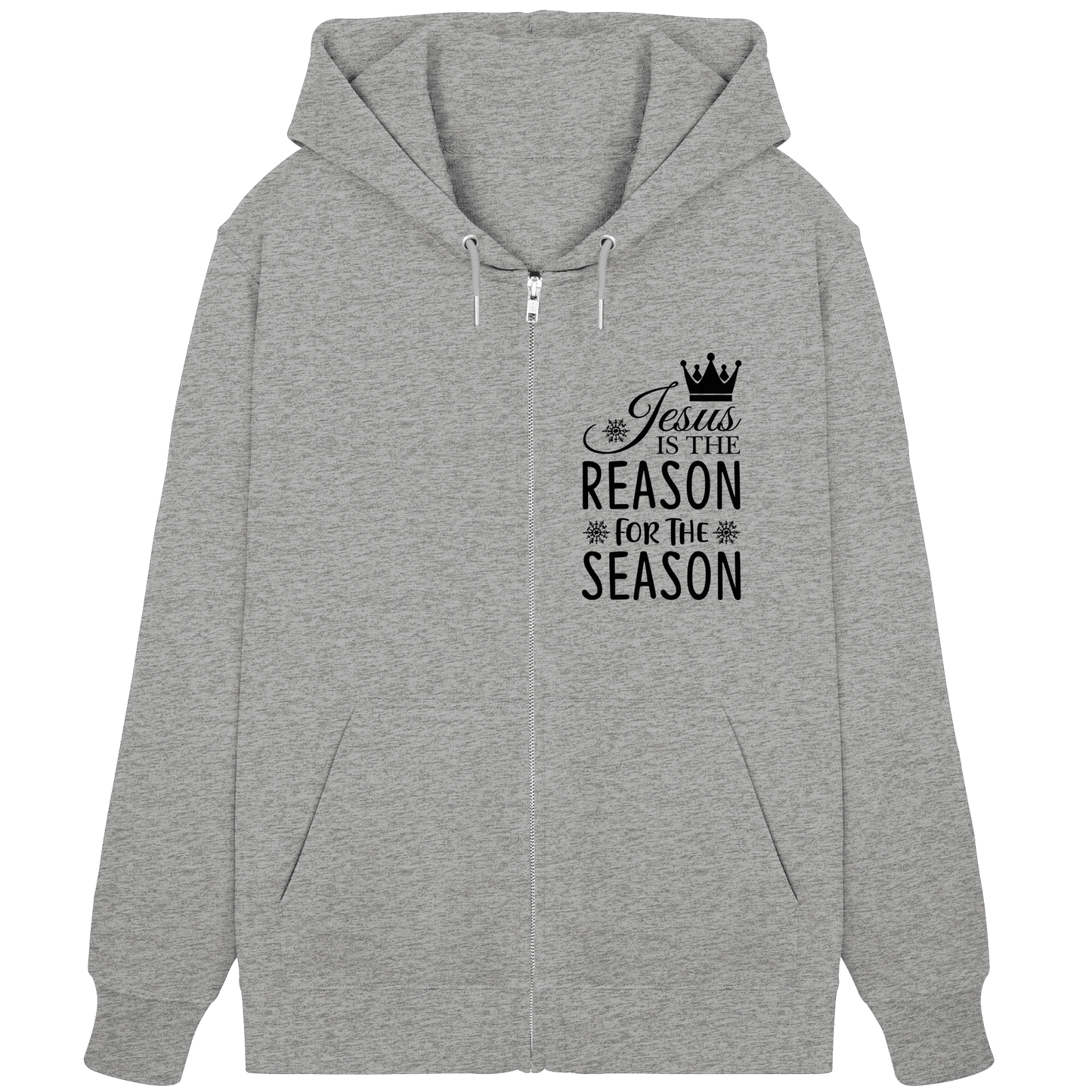 Jesus – Der Grund für die Weihnachtszeit | Christliche Geschenke - Organic Zipper