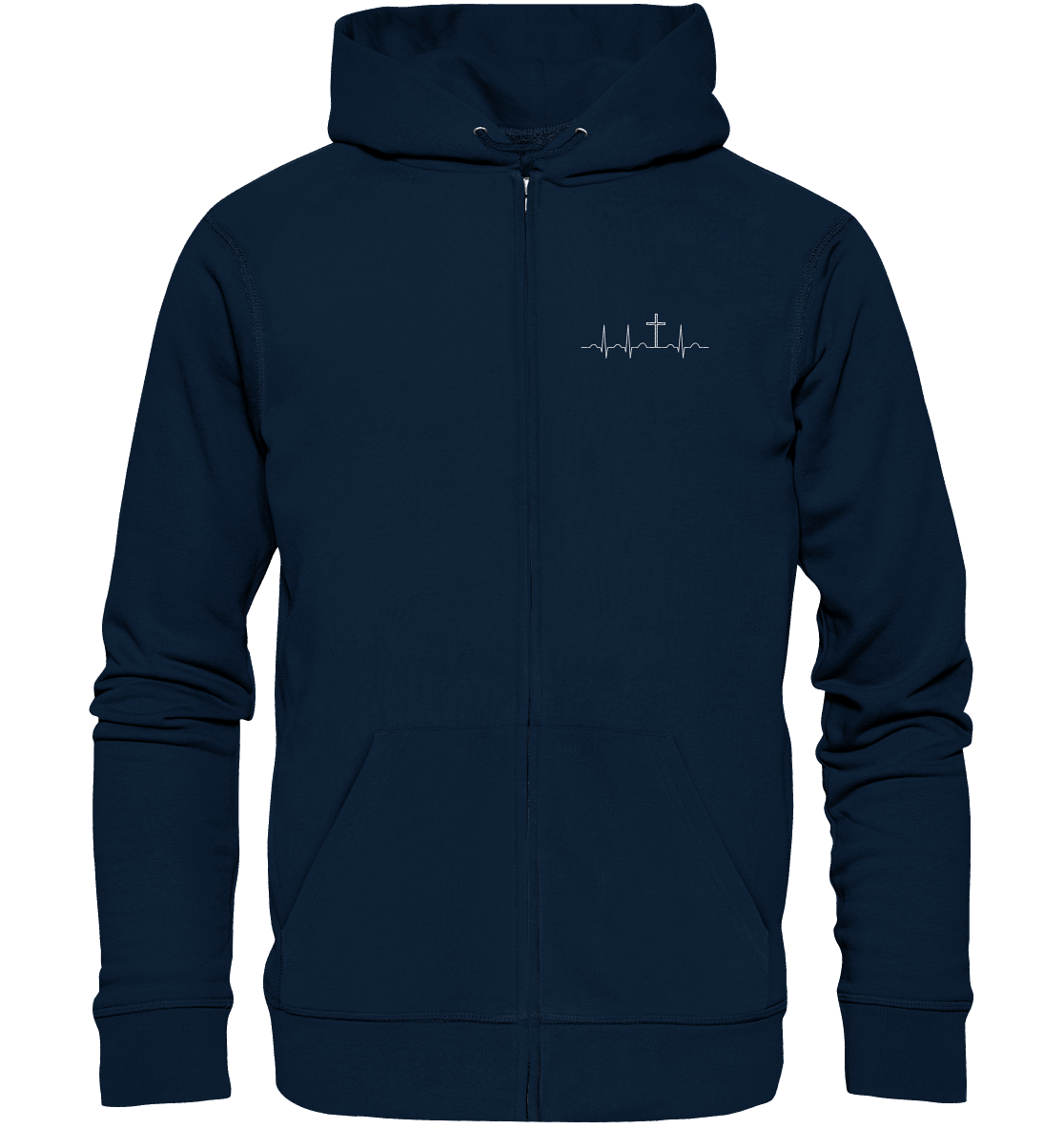 Mein Herz schlägt für Jesus - Organic Zipper (Stick)