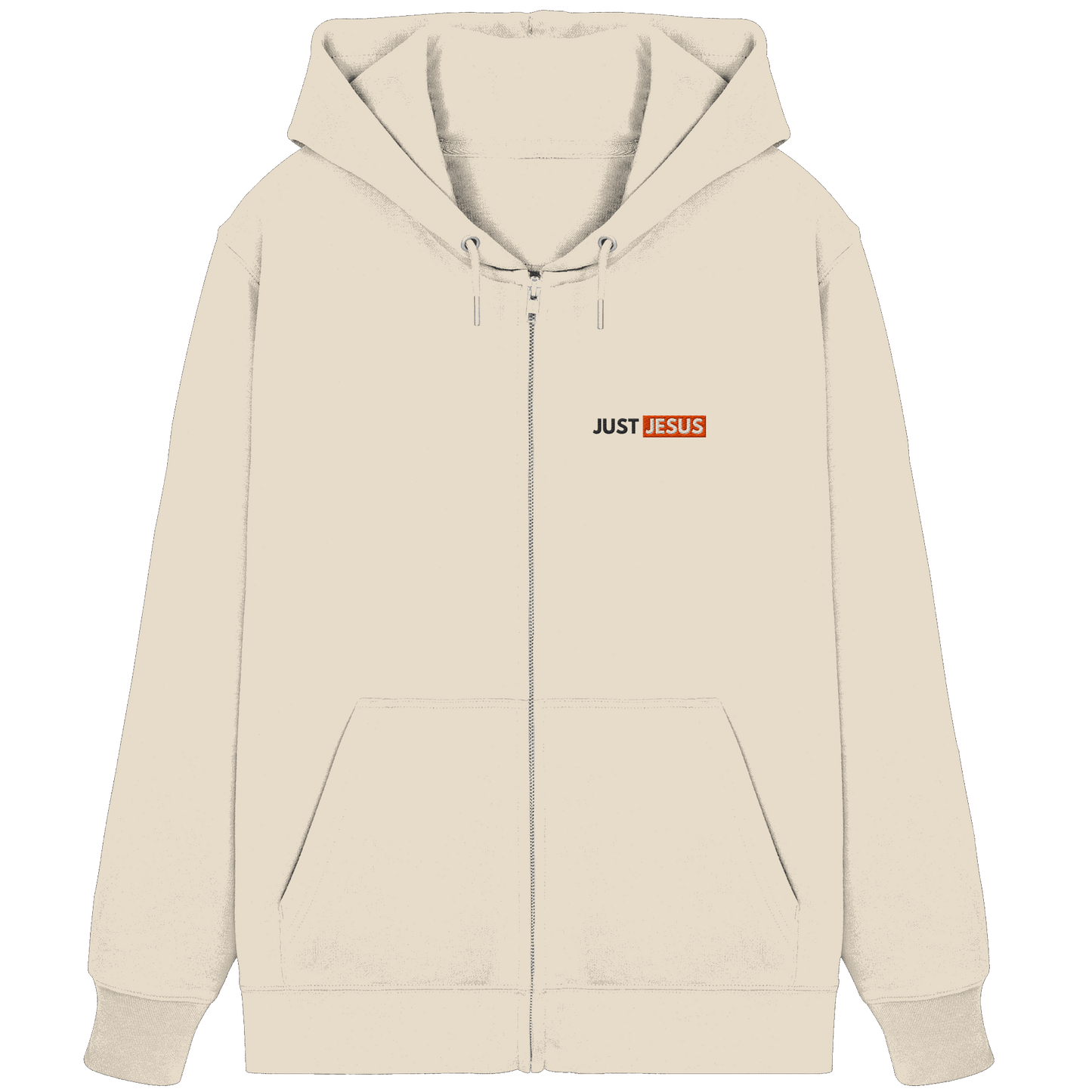 Just Jesus – Der Mittelpunkt unseres Glaubens (Stick) - Organic Zipper (Stick) - GfoitMa - Natural Raw / XS