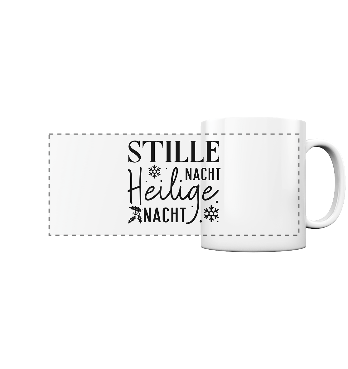 Stille Nacht, heilige Nacht – Die wahre Botschaft von Weihnachten - Panorama Tasse