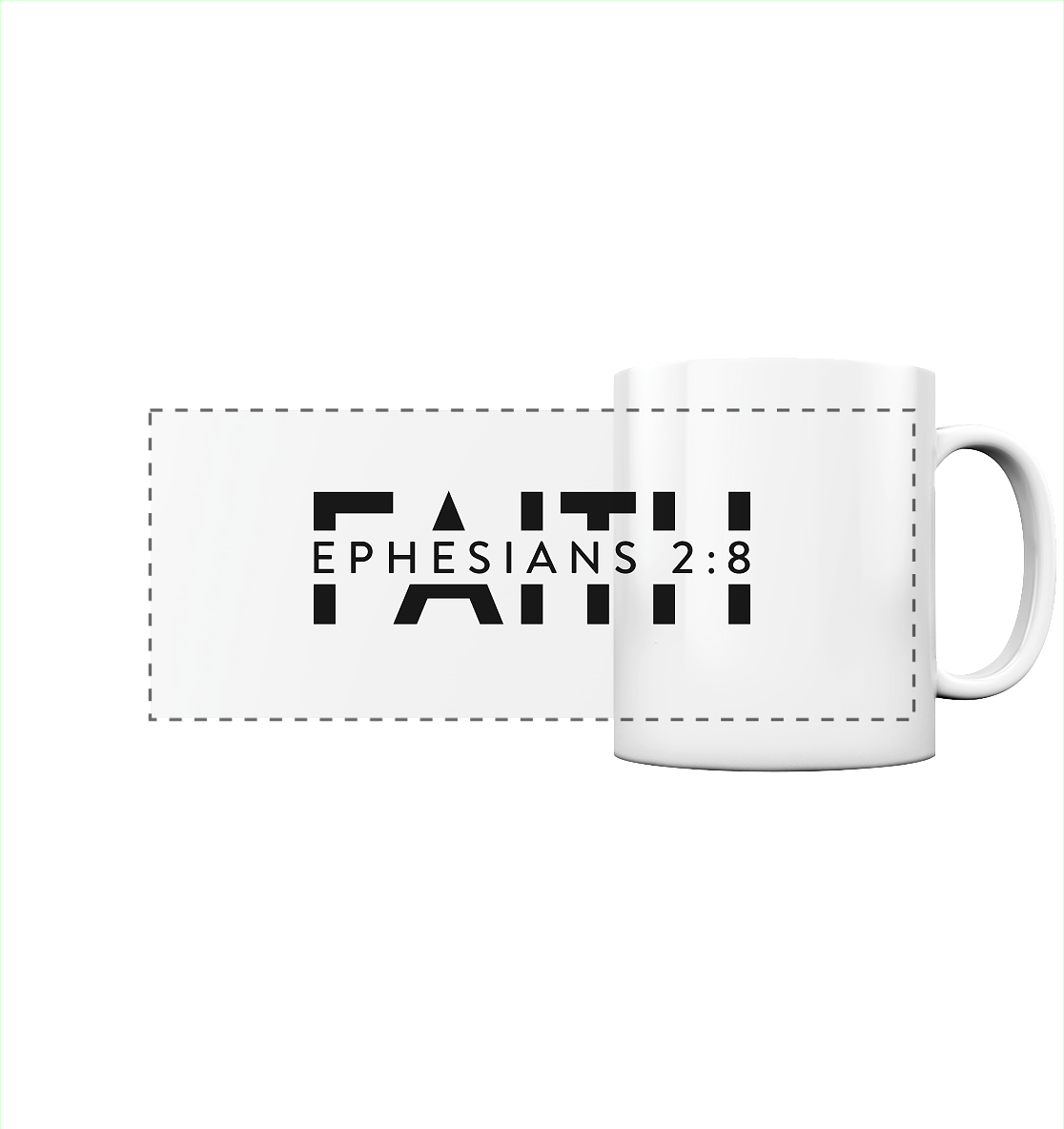 Faith – Ein Geschenk der Gnade - Panorama Tasse