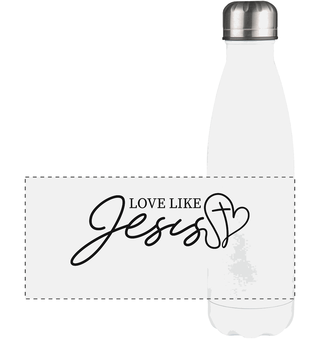 Love Like Jesus – Liebe, die verändert | Ein Statement des Glaubens - Panorama Thermoflasche 500ml