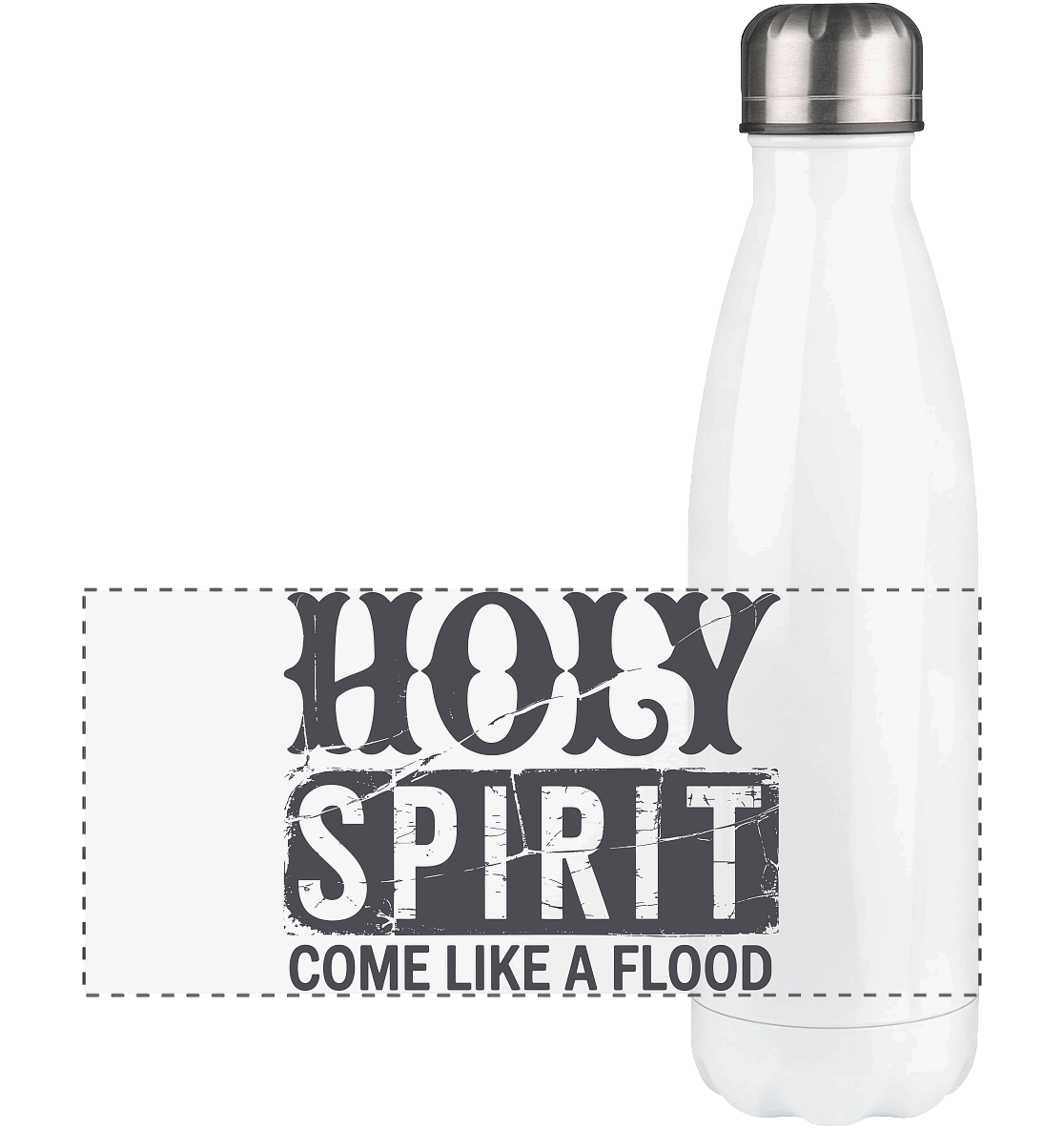 Holy Spirit, Come Like a Flood – Erfüllt von Gottes Gegenwart | Christliches Geschenk - Panorama Thermoflasche 500ml
