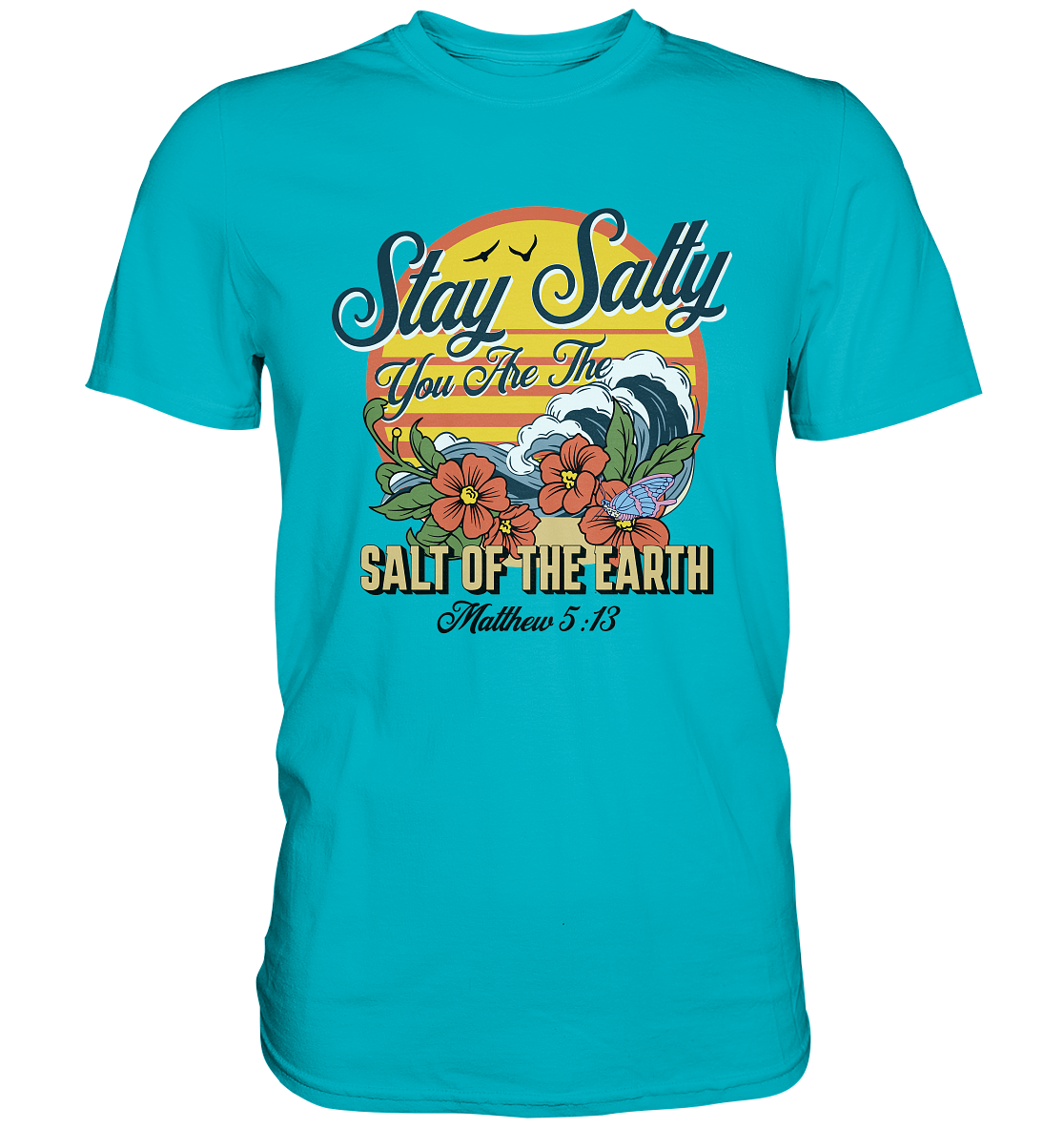 Stay Salty - Retro - Premium Shirt - GfoitMa - Swimming Pool / S
