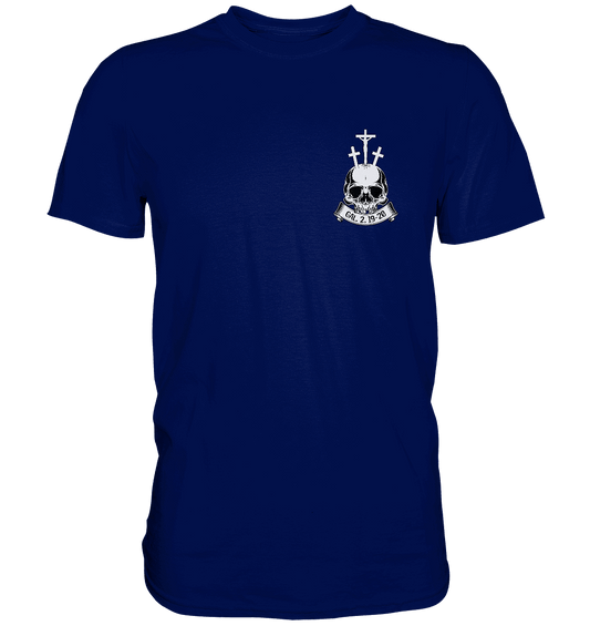 Gekreuzigt mit Christus – Galater 2,19–20 | Christliche Kleidung - Premium Shirt