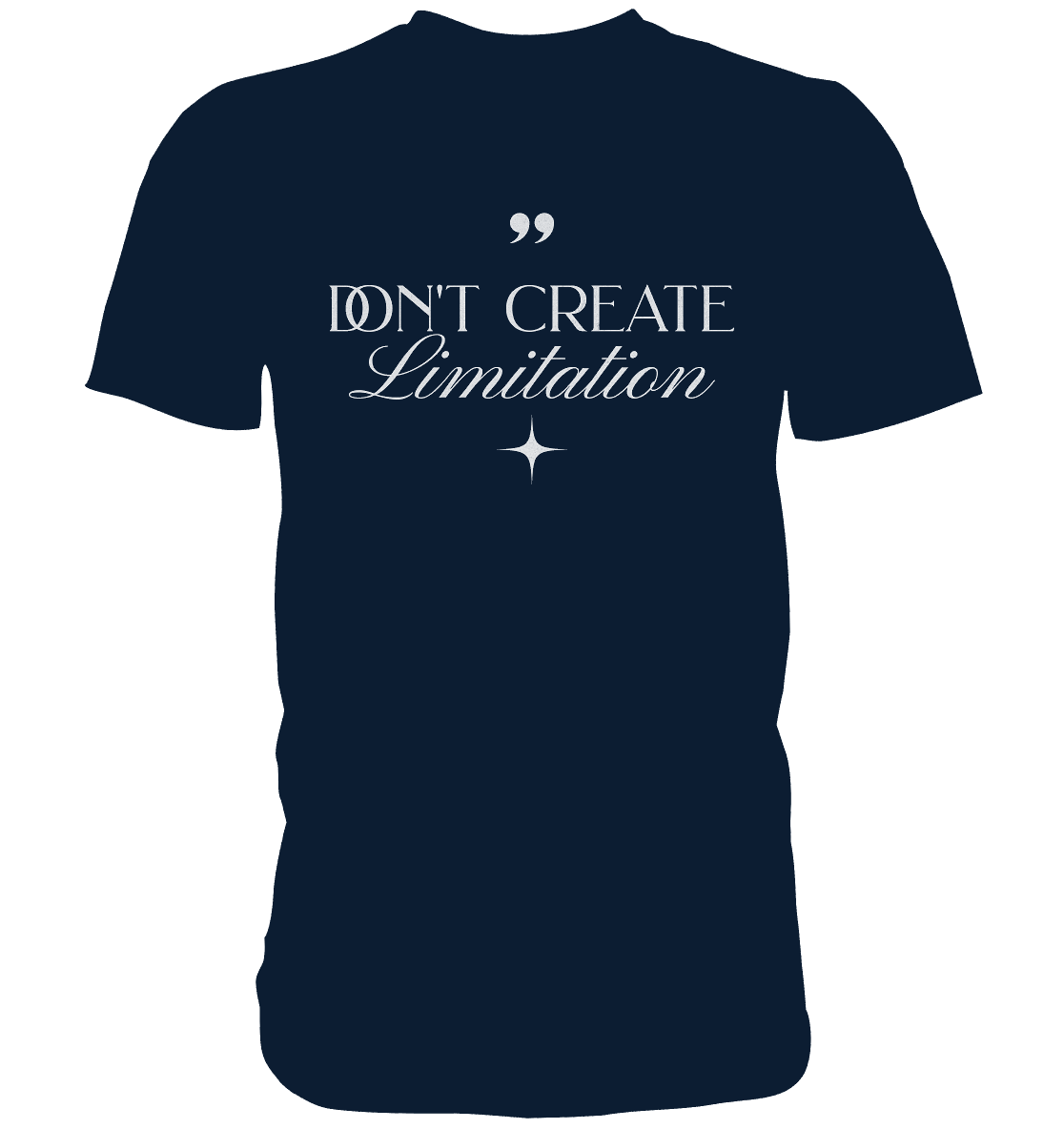 Don’t Create Limitations - Premium Shirt - GfoitMa - Navy / XS