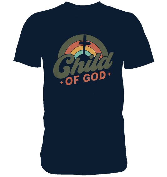 "Kind Gottes" im Retro-Look - Premium Shirt