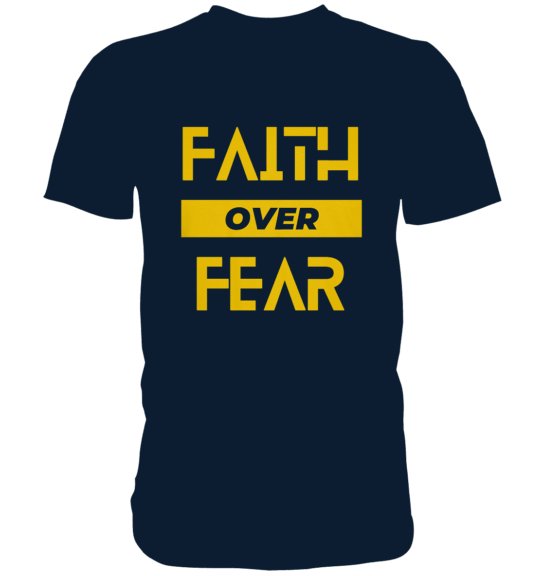 Glaube über Angst - Premium Shirt - GfoitMa - Navy / S