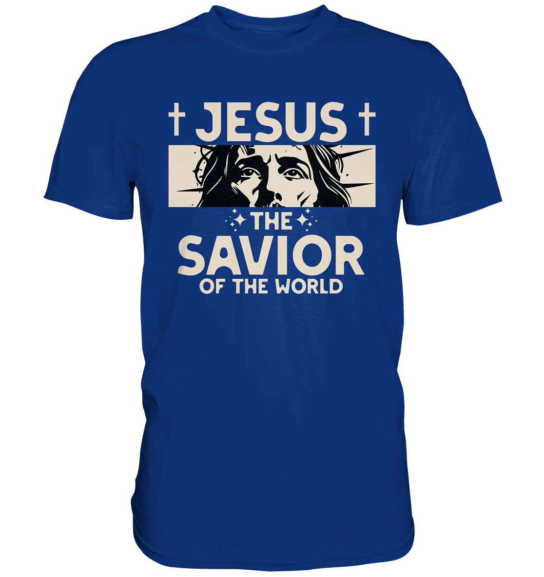 Jesus – The Savior of the World - Premium Shirt - GfoitMa - Royal Blue / XS