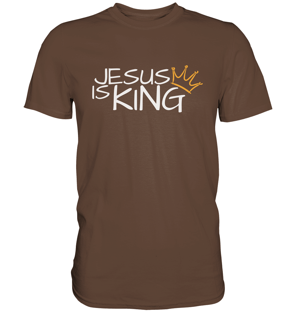 Jesus is King – Eine kraftvolle Botschaft des Glaubens | Christliche Kleidung - Premium Shirt