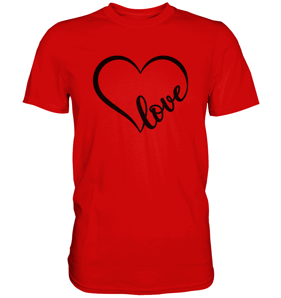 Love in Every Line - Premium Shirt - GfoitMa - Red / XS