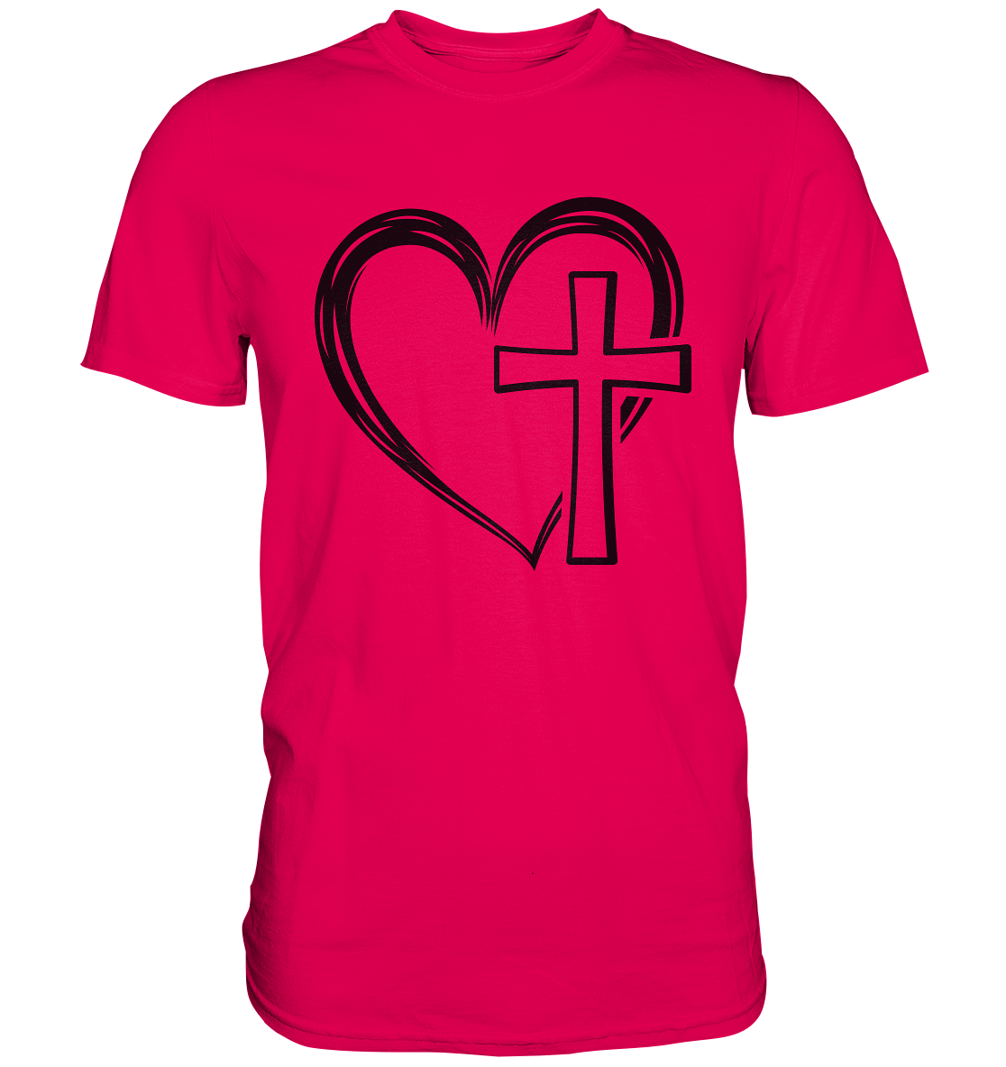 Herz & Kreuz Design - Premium Shirt - GfoitMa - Sorbet / S