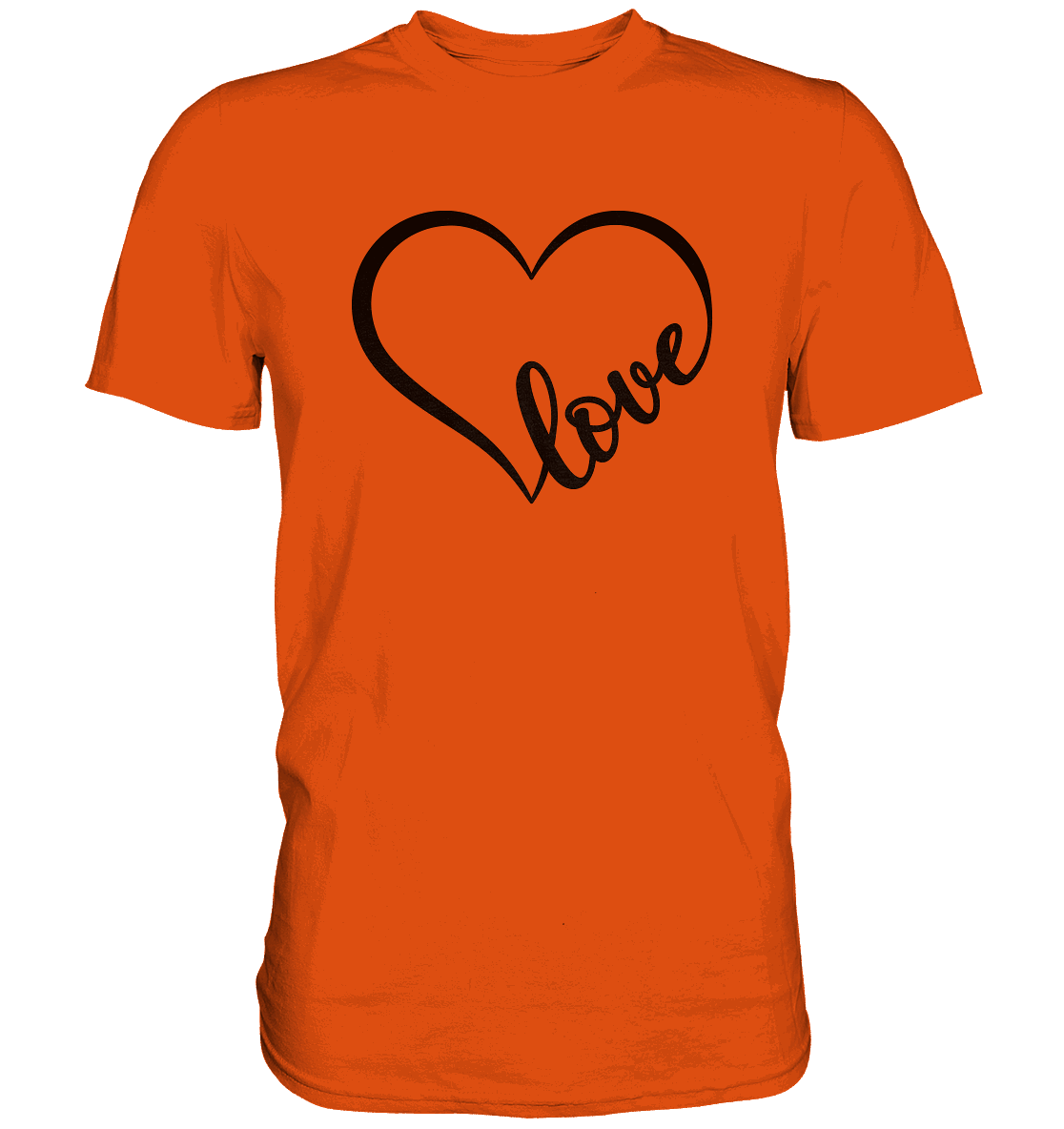 Love in Every Line - Premium Shirt - GfoitMa - Orange / XS