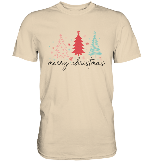 Elegante Weihnachtsgrüße - Premium Shirt