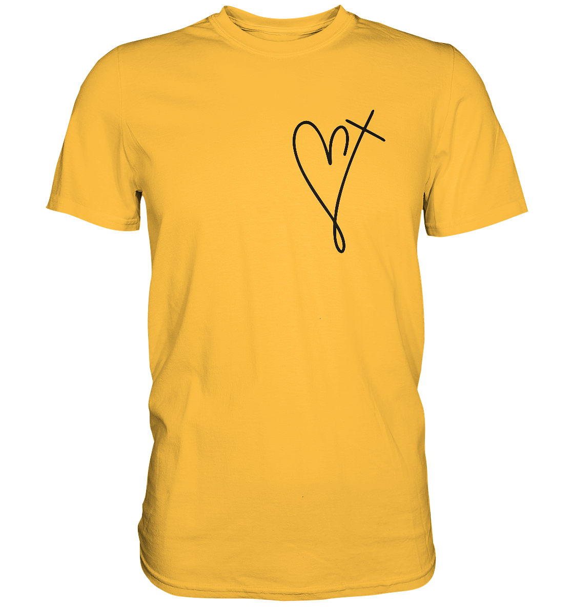 Jesus Has My Back - Premium Shirt - GfoitMa - Gold / XS