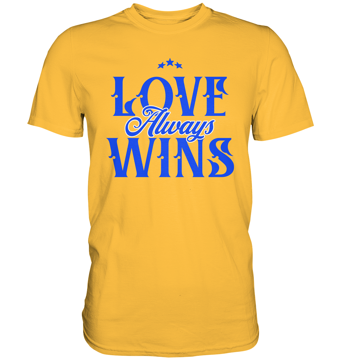 Love Always Wins - Premium Shirt - GfoitMa - Gold / XS